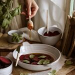 Complements Lathe Handle Deep Plate 27cm Stone - Image 3