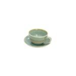 Silk Green Tea Cup With Saucer 200ml