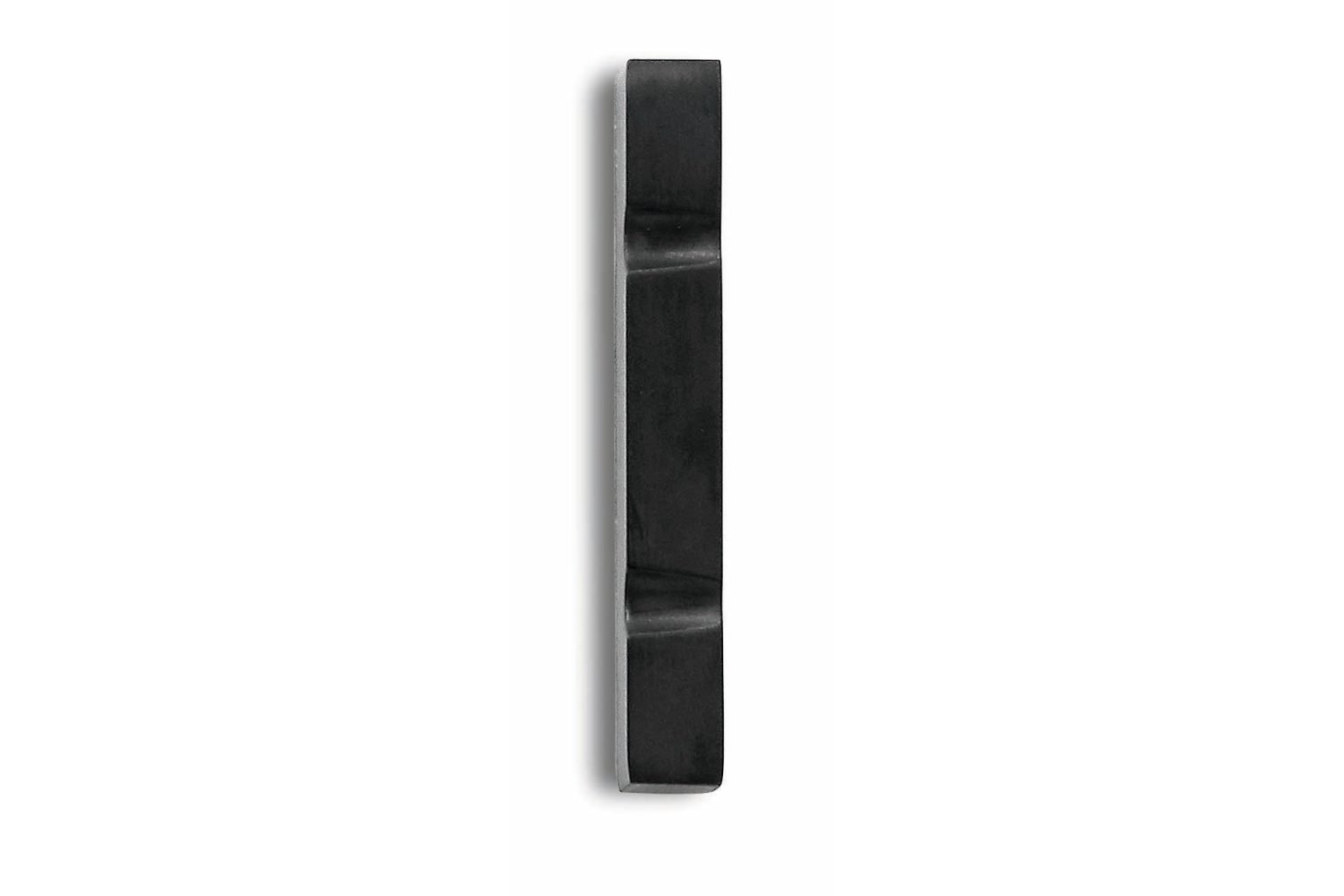 7555_reposapalillos_bloque_negro_principal_1500 Chopsticks Rest Satin Black 18/10 - Image 1