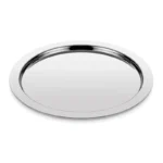 S/S Round Tray 45cm - Decorated 01