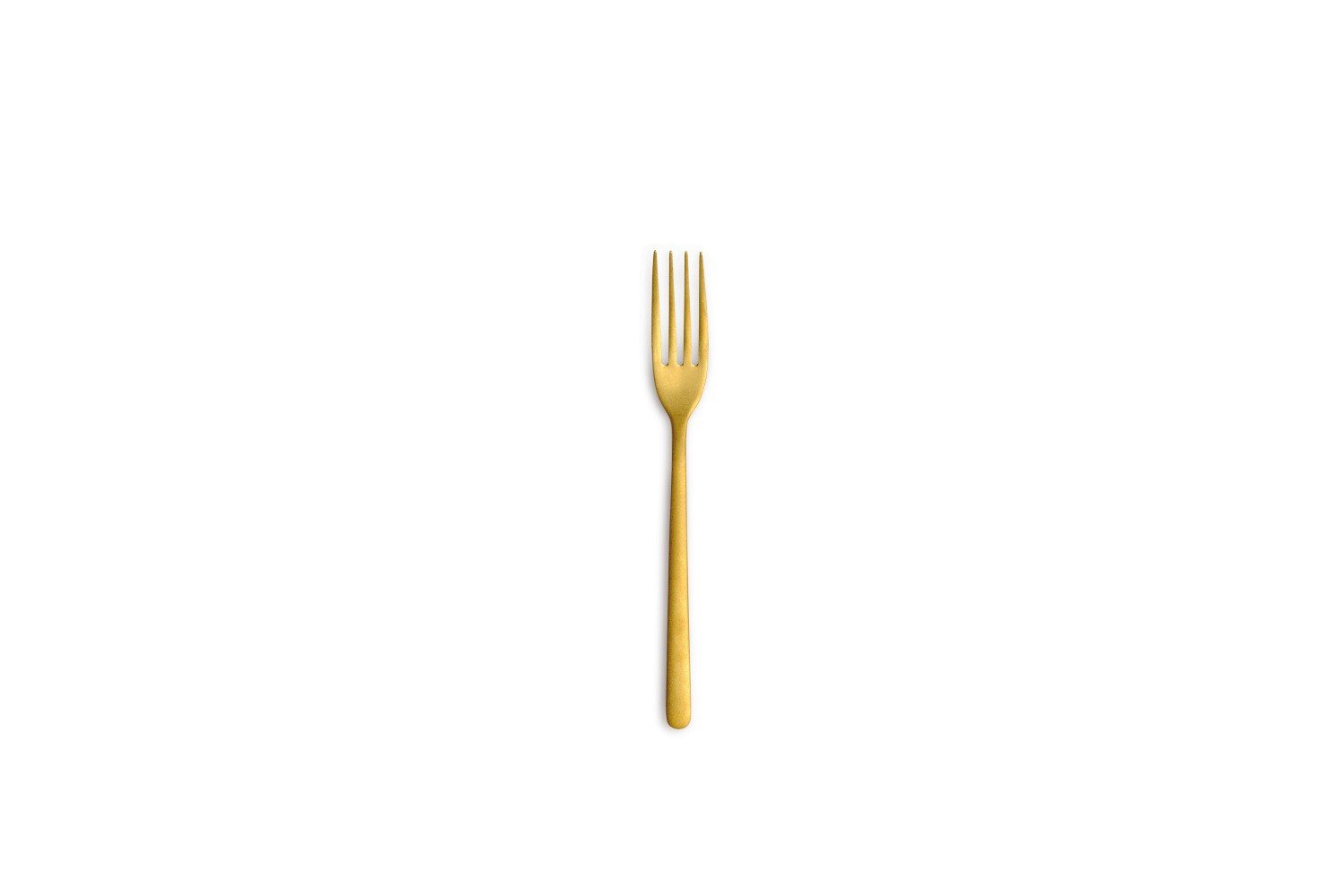 gold Canada Vintage Gold Dessert Fork 18% - Image 1