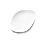 Wave Oval Flat Plate Mat 26cm