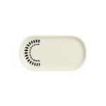 Amber Oval Plate 22cm