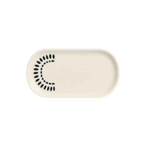 Amber Oval Plate 22cm