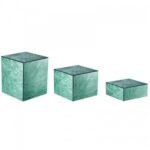 forest green tartaruga cube risers 20cm 3pcs kit