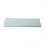 hardened rectangular glass 25x65cm clear