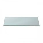 hardened rectangular glass 35x65cm clear