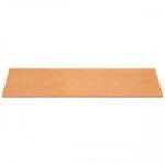 rectangular beech veneer laminate mdf 25x85cm lacquer coated