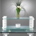 puzzle starter kit 1 column  25w x 95l x 40h white+satine glass