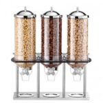 Cereal Dispenser Classix Trio 3x6 Lit   Stainless Steel