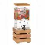 Juice Dispenser CRATE 8Lit Solid Acacia Wood Natural Finish