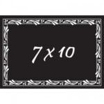 Card Wave 7x10cm Pvc1mm Rewritable Without Stand 12pcs Pack