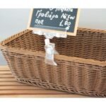 edge latch with rotating card clip clear