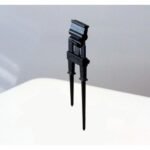double pin plastic with tilt card clip 6pcs pack