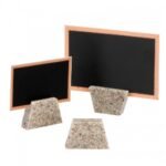 granit beige triangle card stand without card-3pcs pack