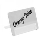 stainless steel label with stand 3 pcs pack