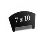 rewritable acrylic label 7x10cm with stand 3pcs pack