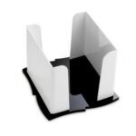 trendy bicolor acrylic napkin holder for napkin 24 x 24 cm