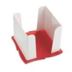 trendy bicolor acrylic napkin holder for napkin 24 x 24 cm