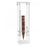 acrylic cone holder single row with frost base