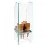 glass look acrylic cone holder 5 rows