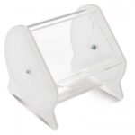 acrylic spoon holder with roll top door frost