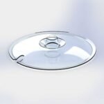 round cover Φ33 cm with slot for 9lit acrylic bowl and 25 or 10lit barrel