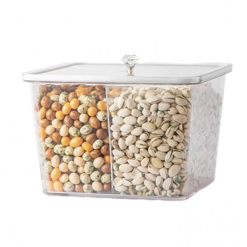 Square container 10Lit with airtight lid 24x24x20