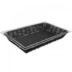 Bread basket GN 1/1 with cover holding frame Black