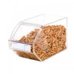 acrylic scoop bin 1 arrangment 1/2 17x33x20