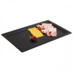 black slate look tray 53 x 32,5 x 1,5 cm gn 1/1 black