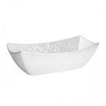 tao melamine bowl rect. 32,5 x 17,5 x 10h cm white