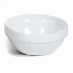 Stakable Melamine Bowl D14 cm 0,5Lit White