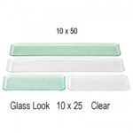 onda 10x25cm clear peeble presentation tray mini