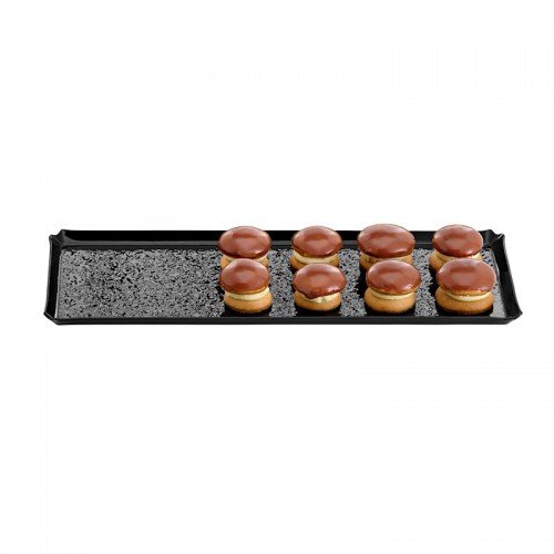 onda peeble presentation tray 20 x 50 black