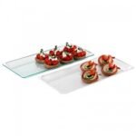 mini platter 21 x 32 clear