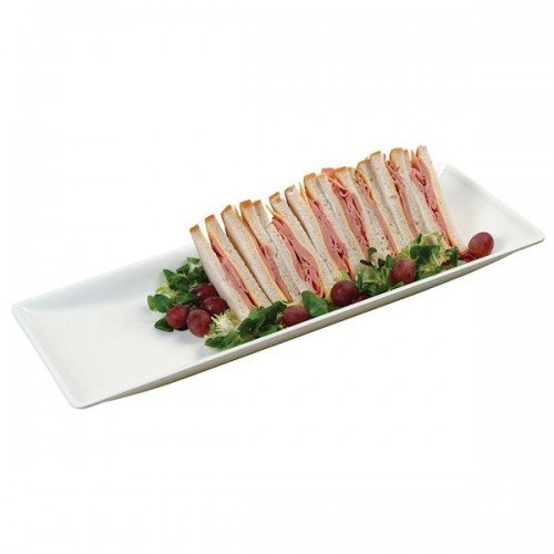 long platter large 21 x 58 white