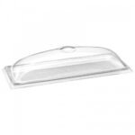 Long Plexiglass Platter + Dome Cover 21 X 58cm (1+1pc Kit) clear