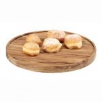 Wooden Board Double Face Acacia D25cm