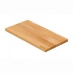 Wooden Board Solid Beech Wood 28x42cm With Antislip Pads Oil Finished