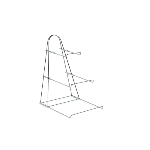 Chrome Plated Folding Metal Stand For Bread Baskets and Trays