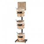 Black Steel Stand for 2-3 wooden barrels 20 lit.