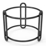 Squillo Buffet Riser for stackable bowls D14x10h Black Mat Steel