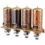 classix design commercial dispenser 4 x 6  liters gold