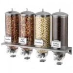 classix design commercial dispenser 4 x 6  liters stainless steel