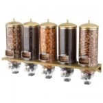 classix design commercial dispenser 5 x 6  liters gold