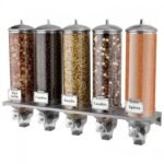 classix design commercial dispenser 5 x 8  liters stainless steel