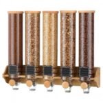 Craft Commercial Dispenser 5x12 Liters with Birch Base-Black Signage Label Not Included