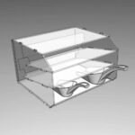 bag and scoop holder element for pro10 scoop bin system