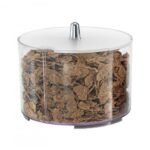 crystal clear buffet pot 2.5 liters with lid